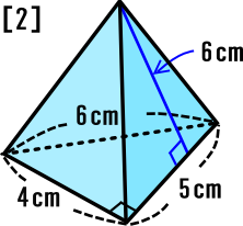 三角すいの表面積